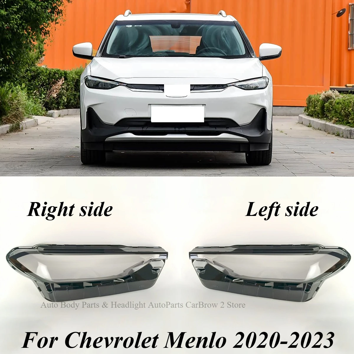 Transparent Headlamp Shell Replacement For Chevrolet Menlo EV 2020‑2023 Clear Front Headlight Lens Cover Lampshade Auto Parts