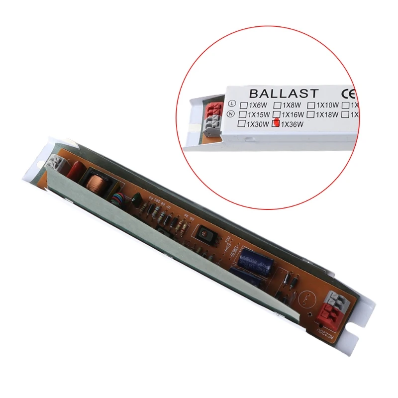 Description Picture 4 of item36W T8 Compact Electronic Ballast 1 Lamp Instant Tube Desk Lights Fluorescent Ballasts for Home Office Supplies