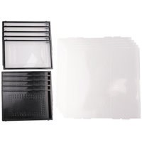 New Transparent Shoe Box Storage Box Drawer-Type Plastic Shoe Rack Transparent Shoe Cabinet Online Celebrity Shoe Black
