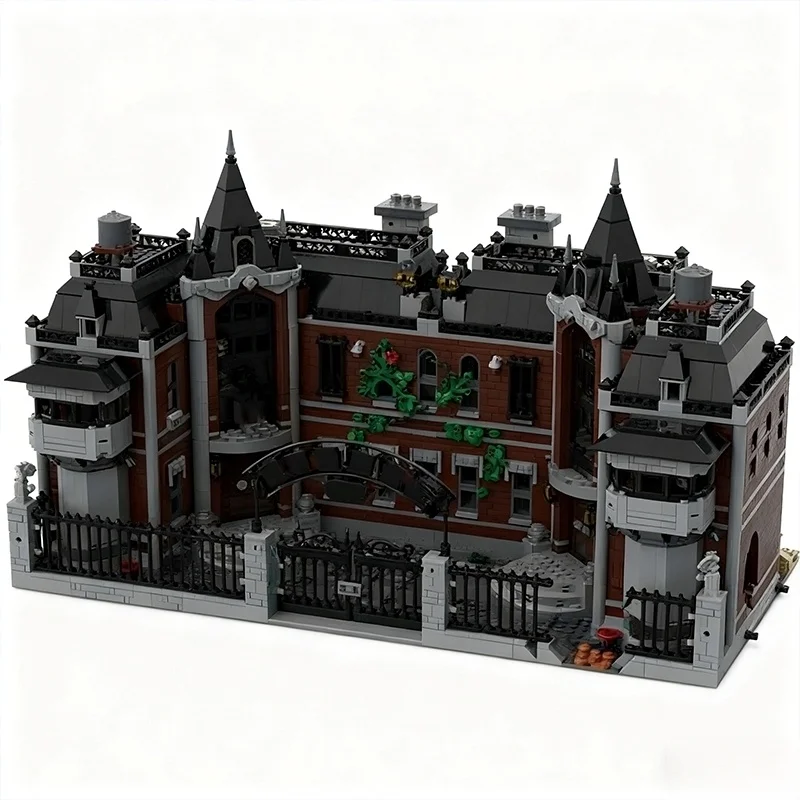 5906pcs MOC Arkham Double The Trouble Super Model Building Christmas Gifts Blocks Architecture Assemble Toy Brick Kids Birthday