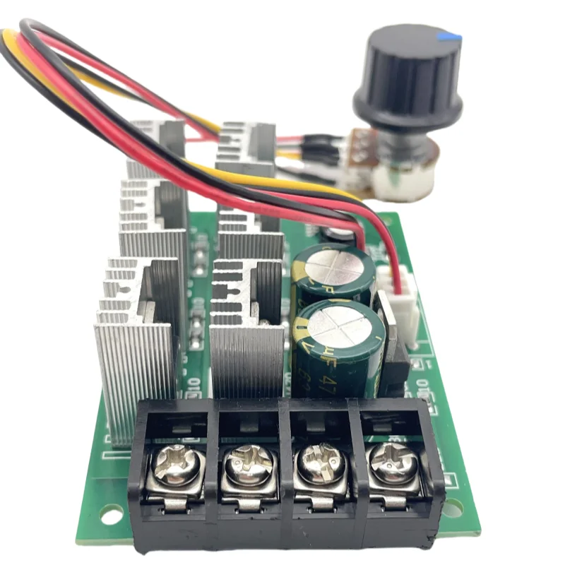 DC 9-55V 40A 2000W PWM DC Motor Pump Speed Regulator High Power Speed Controller 9V 12V 24V 36V 48V power supply adjustable
