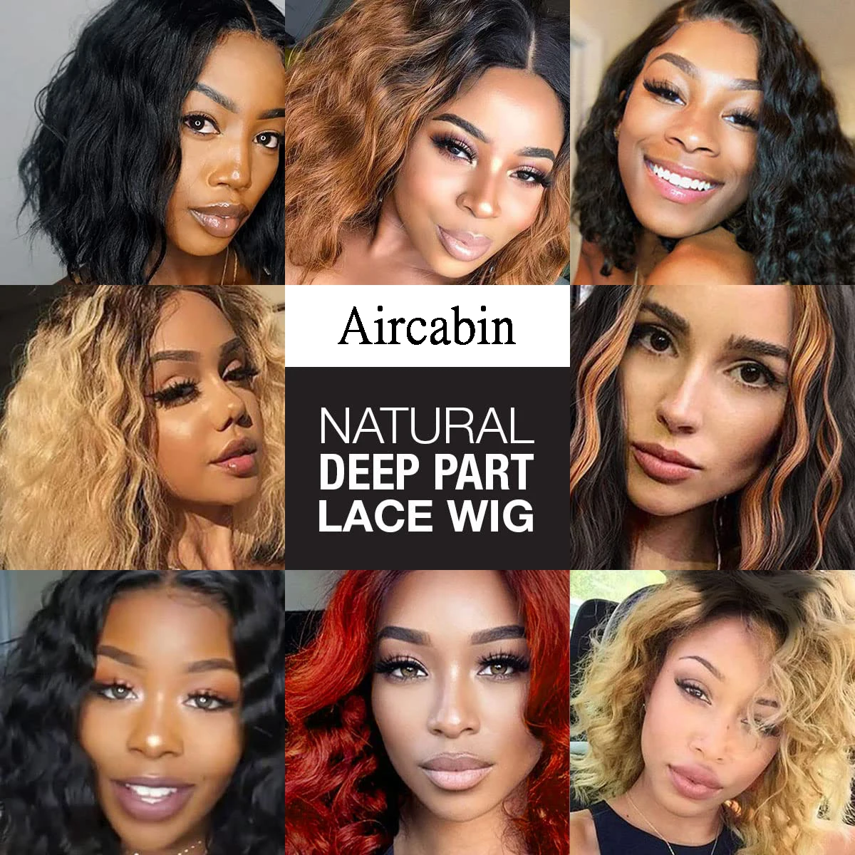 Online Clearance Sales Short Bob Wigs Human Hair Loose Deep Wave Layered Bob Wig Middle Part Swiss Lace Front Curly Wavy Hair