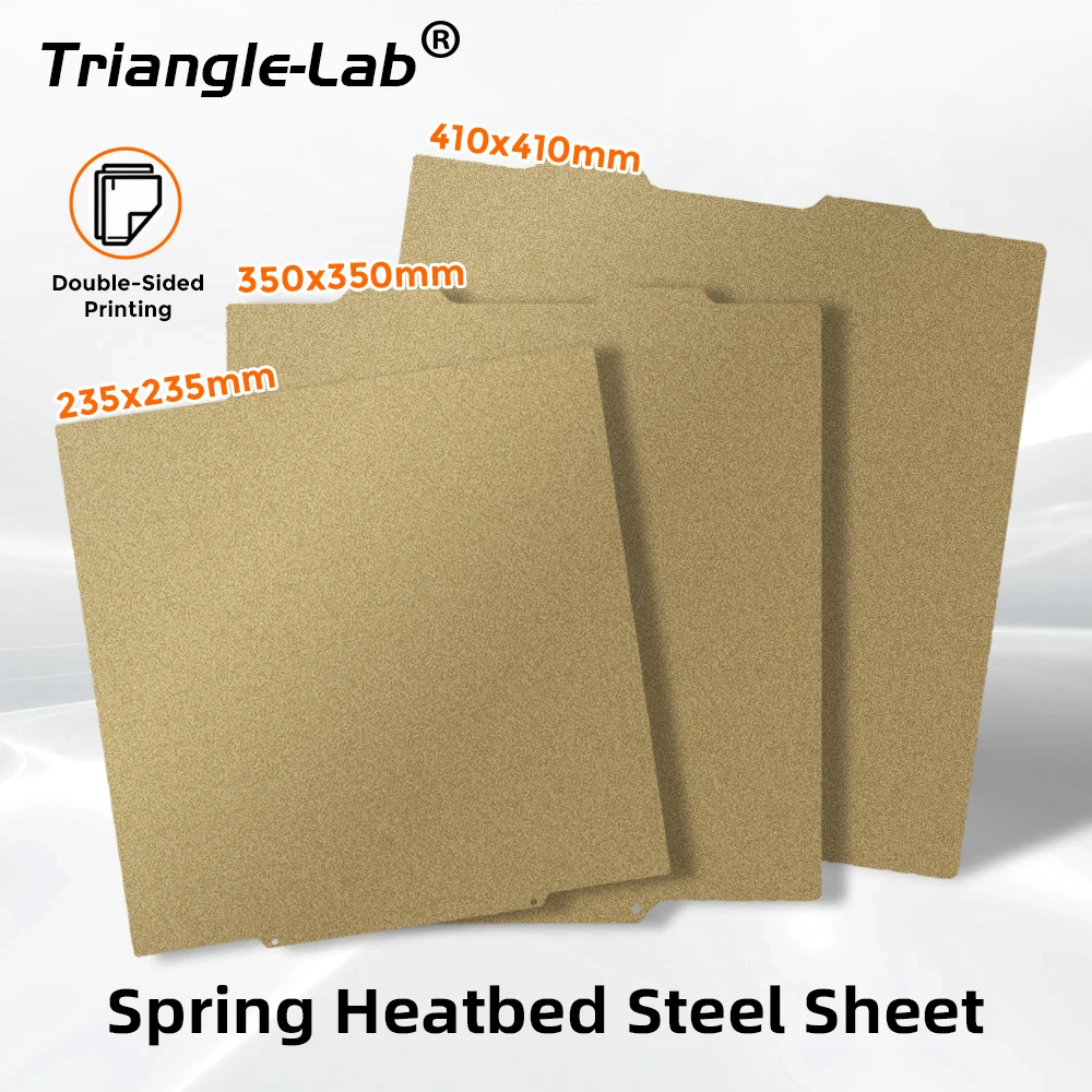 Trianglelab Double Sided Textured PEI Spring Steel Upgraded Version For K1 K1MAX Artillery X1 X2 Prusa Mini Ender3 CR10 VORON
