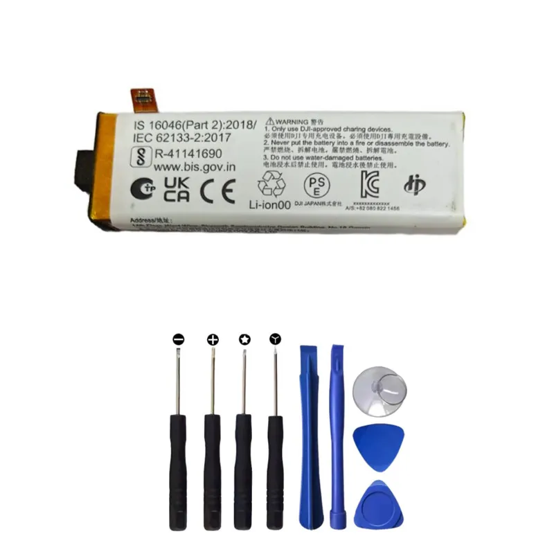 Replacement BHX212-1300-7.7 1300mAh 7.7V battery for DJI OSMO Pocket 3 Camera