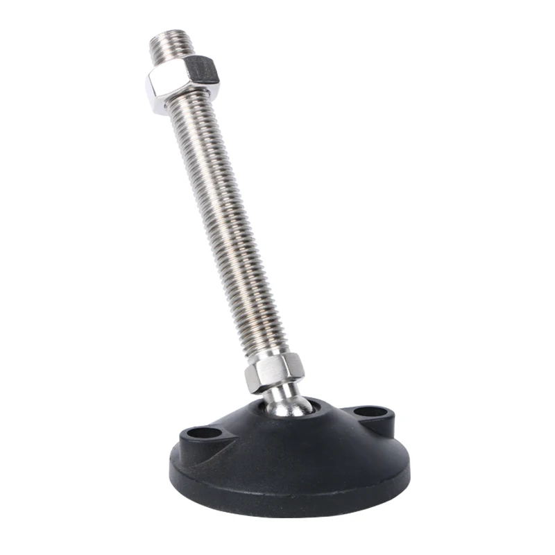 Nylon Universal Adjustment Feet M8 M10 M12 M14 M16 M18 M20 M24 Adjustable Levelling Feet Swivel Base Articulating Legs D40-100mm image 3