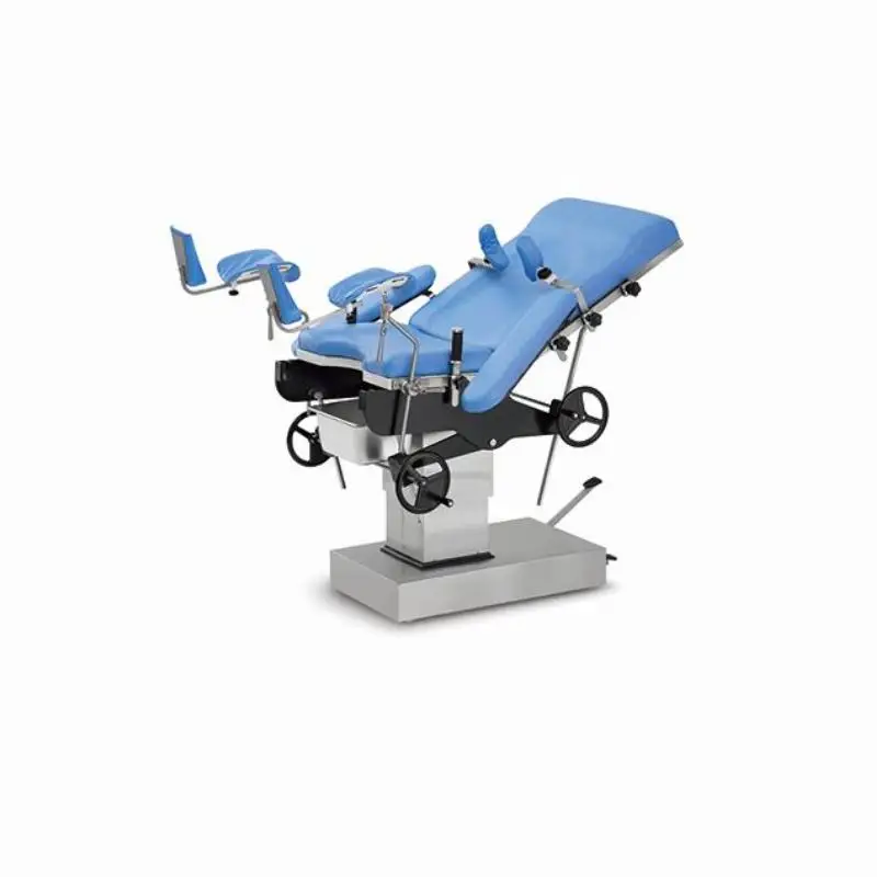 MY-I011N Metal Hospital Operation Equipment Foldable Manual Gynecology Obstetric Delivery Table