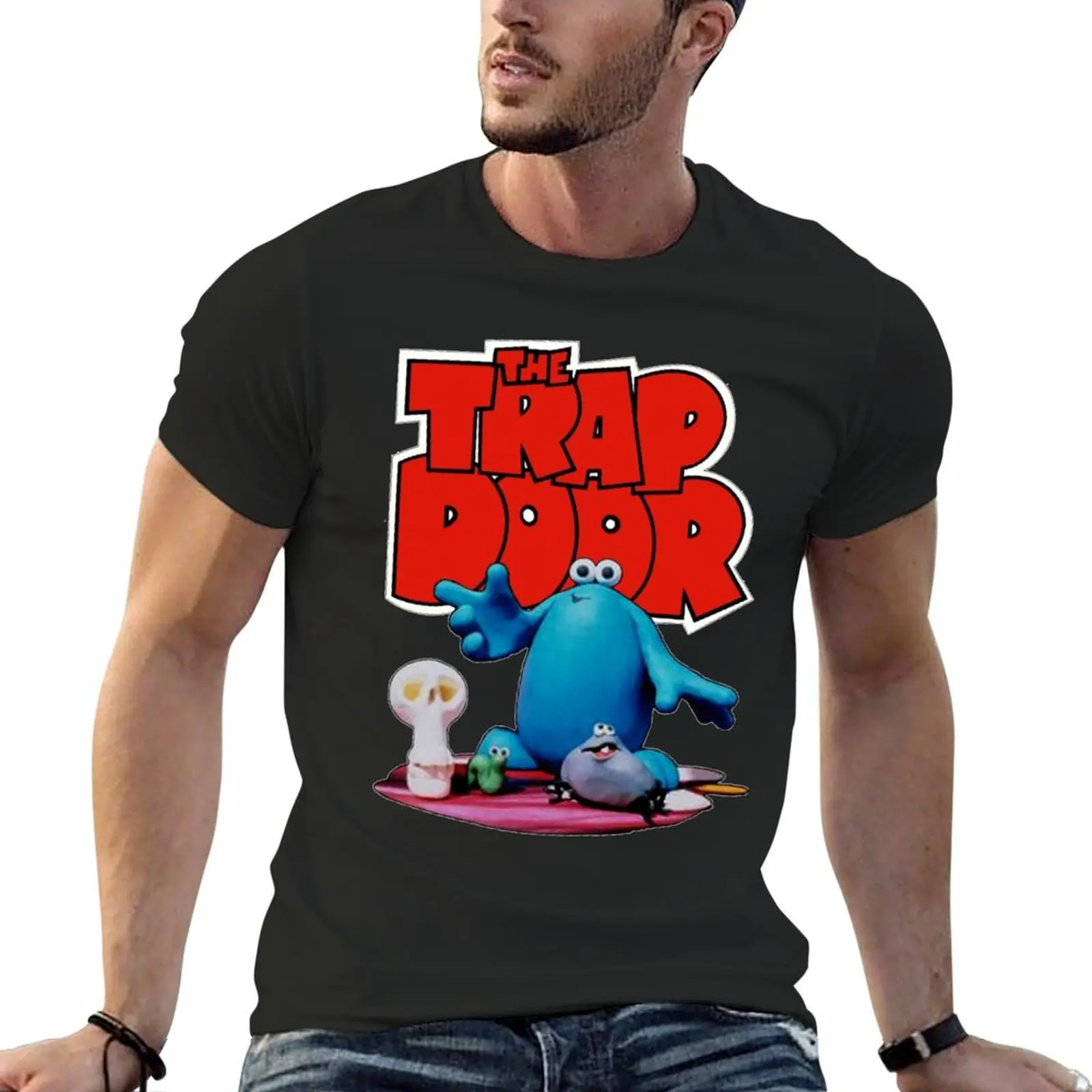 The Trap Door (Transparent) T-Shirt oversized anime t shirts custom t shirt workout shirts for men