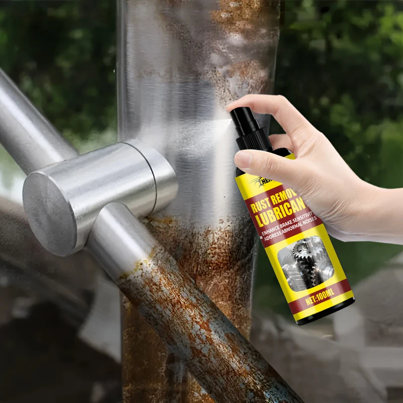 Car Rust Remover 100ml Lubricating Spray Anti-Rust Spray for Home Garage Car Maintenance and Prevention Vehicle Maintenance