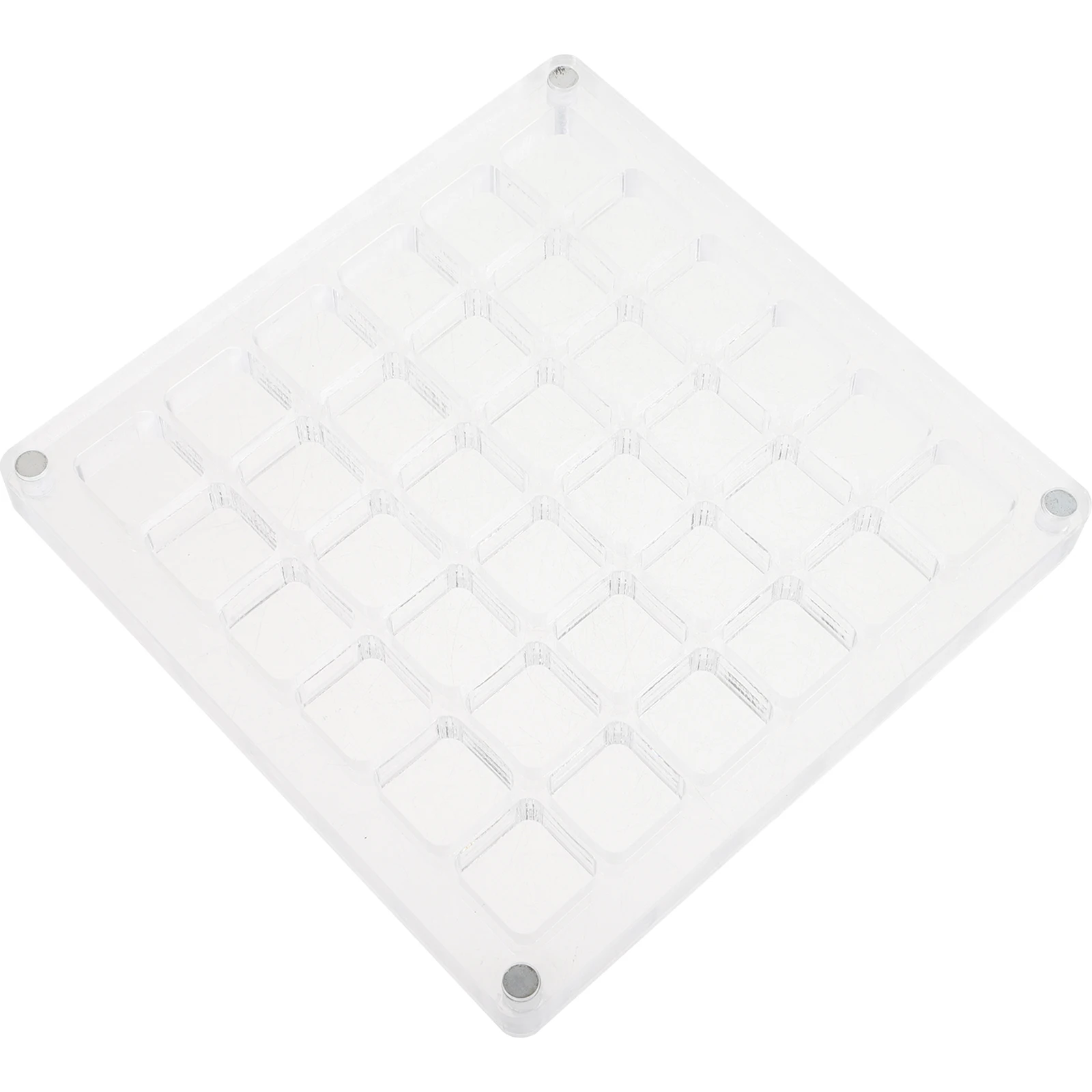 

36 Grids Acrylic Nail Storage Box 1 4cm Hole Transparent Jewelry ganizer Magnetic Cover Beads Container Craft Tool Multi Grid
