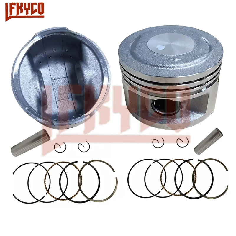 49mm Bore Piston Ring Set for Yamaha Virago XV250 V Star 250 Route 66 Keeway Cruiser Dorado Supershadow Vento V-thunder COLT 250