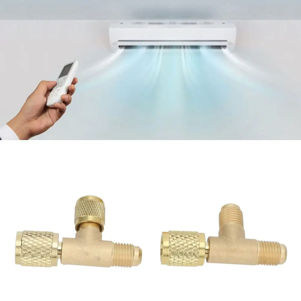Universal HVAC Refrigerant Adapter 1 4 SAE Fitting For R134a R12 R22 Air Conditioning Charging Port Maintenance