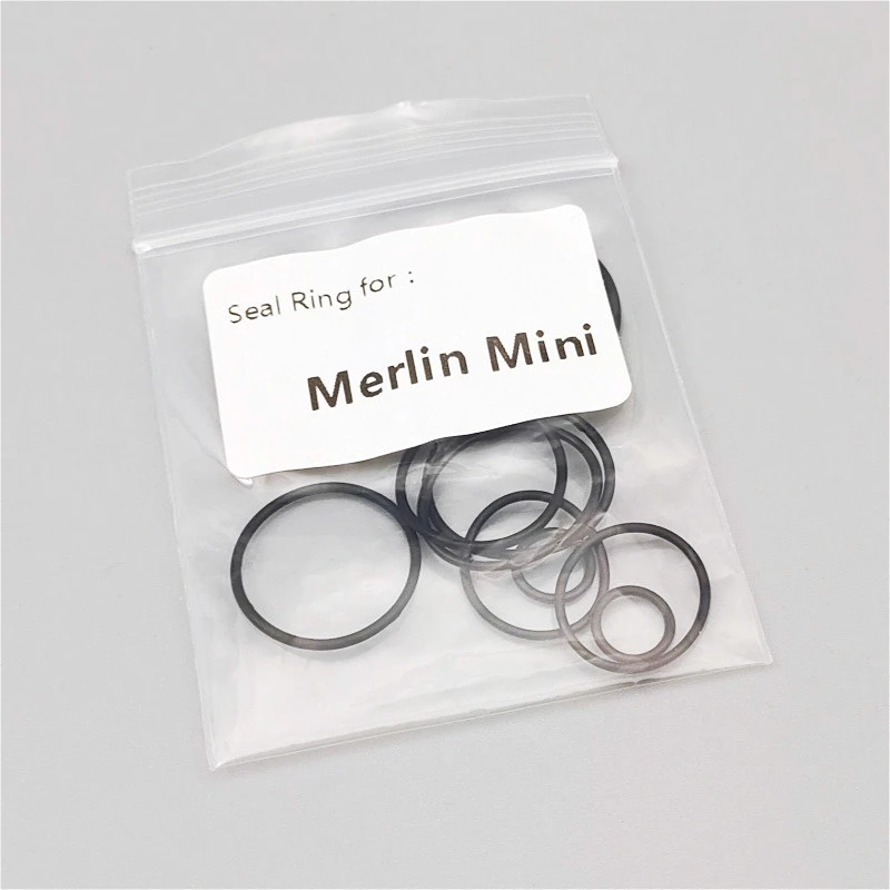 Hittebestendige siliconen O-ring voor Merlin Mini Ripley Moka RTA afdichtringaccessoires