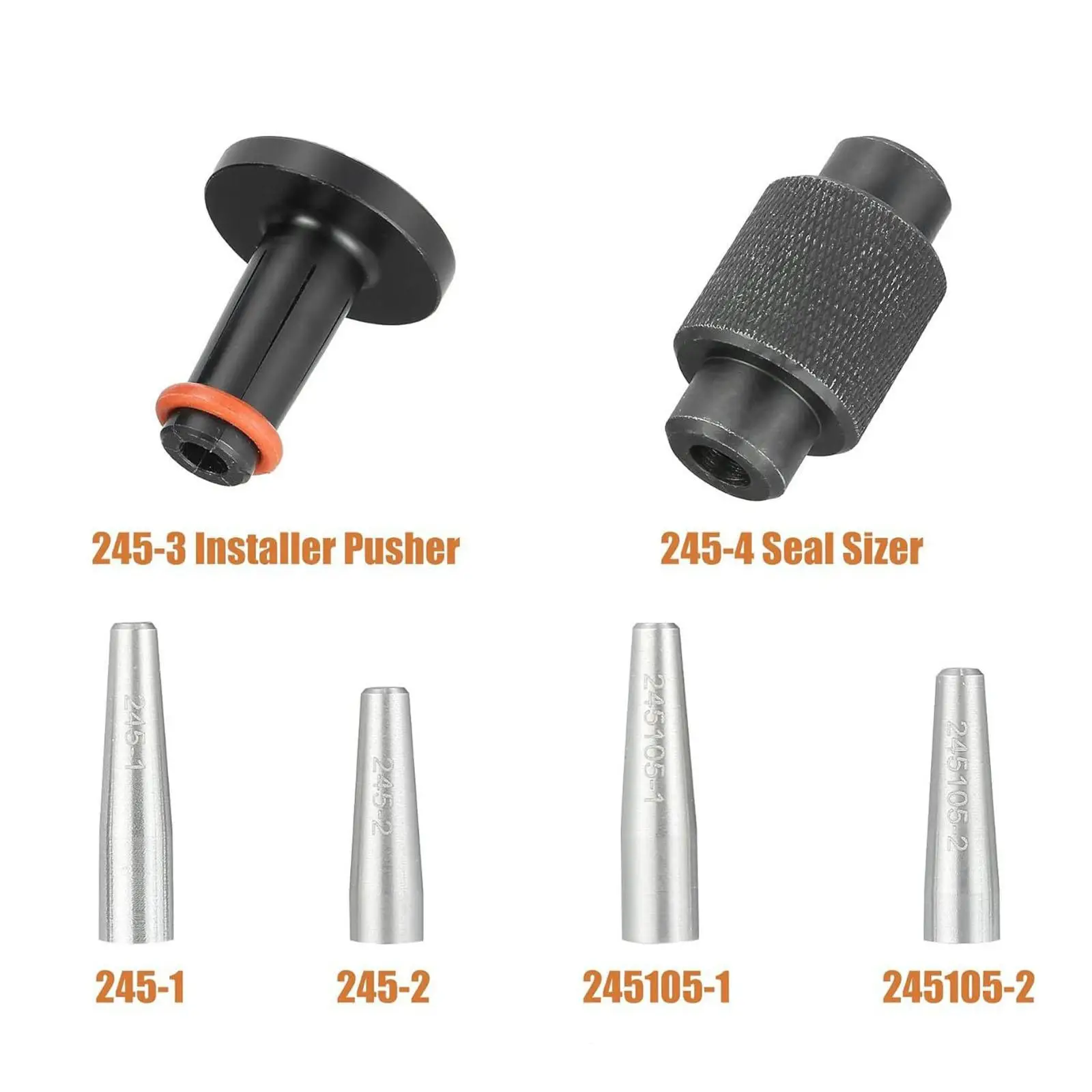 Fuel Injector Seal Tools Set Automotive Aluminum Kit Replacement Equipment for Car Engine Assembly