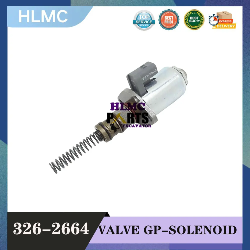 

326-2664 Электромагнитный клапан главного гидравлического насоса подходит для экскаватора 365C 385 349F 352E 374 390D 3295 3222664