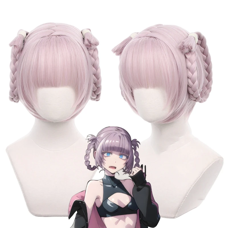 

Anime Call of the Night Nazuna Nanakusa‌ Cosplay Wig Pink Braid Hair Yofukashi no Uta Heat Resistant Synthetic Wigs Halloween