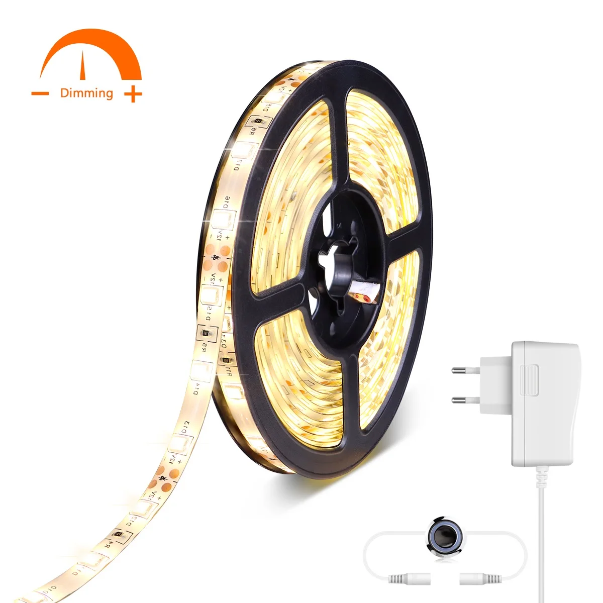 

LED Strip Light SMD 2835 Waterproof 12V Touch Dimmable Flexible LED Wall Light Tape 1M 2M 3M 4M 5M TV Screen Background Lamp