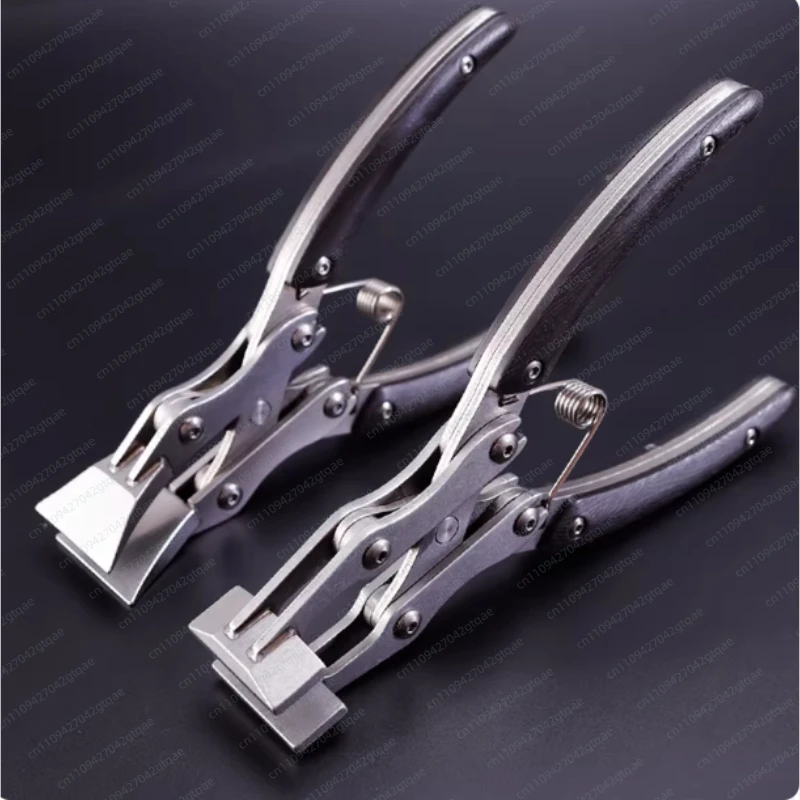 35mm Integrated Chuck Flat Mouth Pliers Cost-effective Parallel Pliers Handmade DIY Leather Tool Pliers