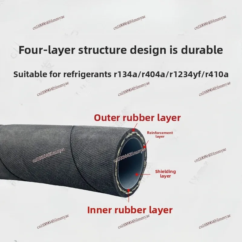 

1M R410 Refrigerant Resistant Refrigeration Household Air Conditioning Connection Hose Parking Test Machine Maintenance Hose