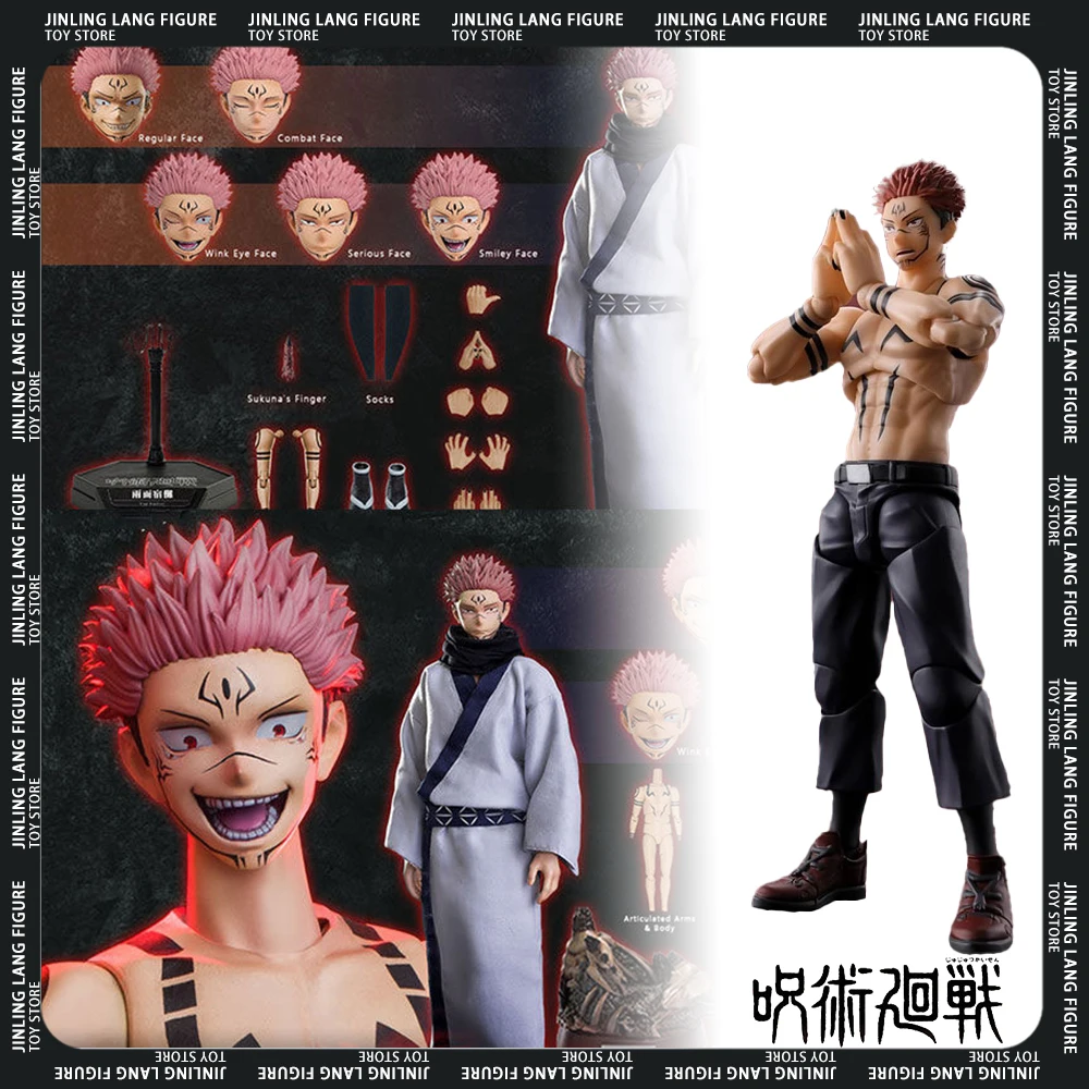 Jujutsu Kaisen Figures Sukuna Anime Figures Ryomen Sukuna Figurine Statue Model Dolls Collection Rooms Decoration For Toys Gifts