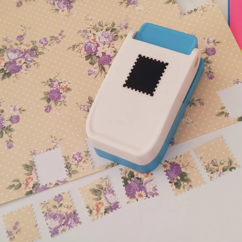 New Stamp Shape Embossing Machine DIY Handmade Craft Tool Rectangular Postage Punch For Scrapbooking Border Embosser