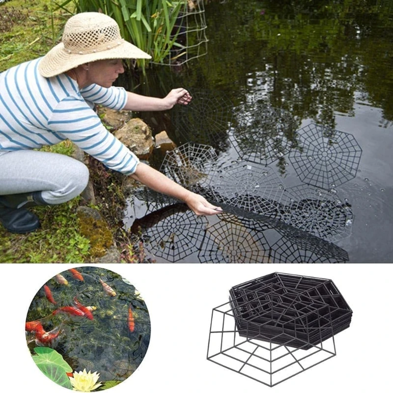 10PCS/20PCS Floating Plastic Pond Protectors Garden Protectors Protecting Fish from Herons and Cat Predators Floating