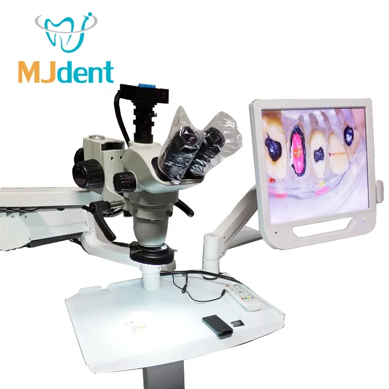 

Microscope For denta Lab 8X 10X 20X With Lamp , Surgical denta Microscope camer