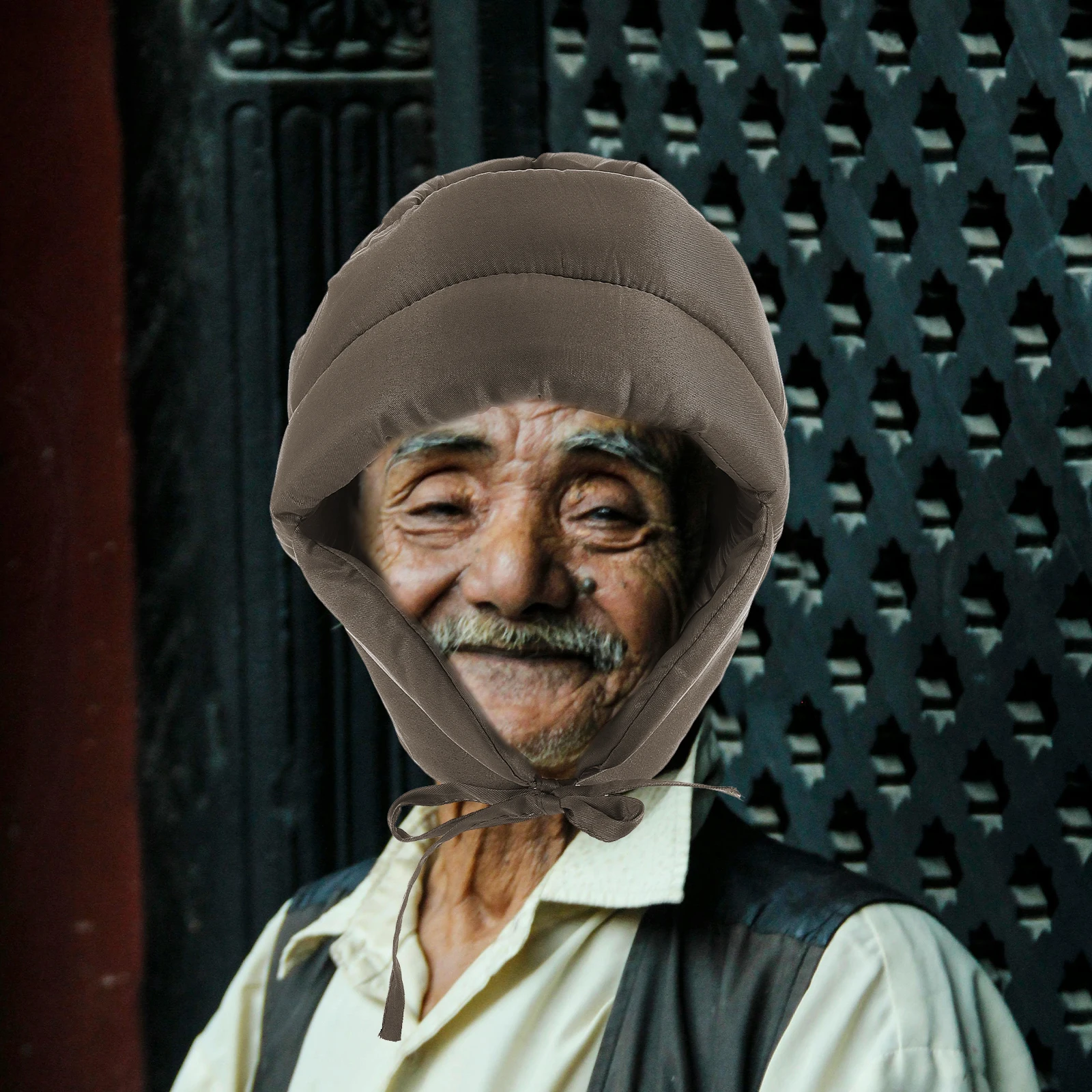 Fall Proof Head Cap Lightweight Cotton Hat Elderly Protective Adjustable Safety Anti Collision Bump Cap Comfortable