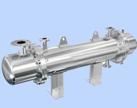 Corrosion-Resistant Tube Heat Exchanger for Chemical Acid-Base Fluid Cooling & Solvent Purification