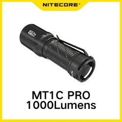 NITECORE MT1C Pro 1000Lumens Include 1600mAH Battery USB-C Rechargeable Tactical Flashlight For Outdoor Camping EDC