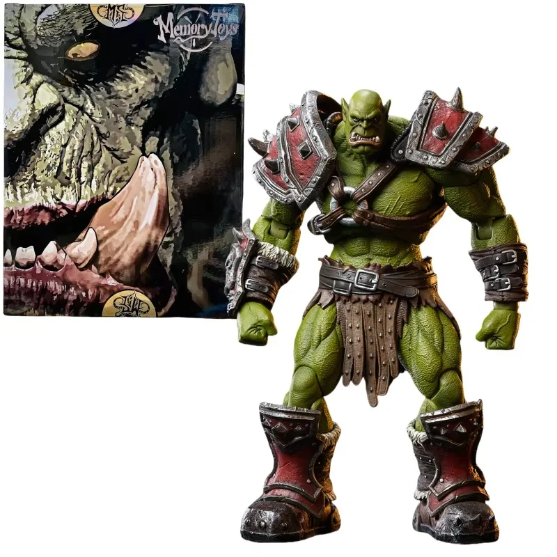 In stock Memory toys Orc Mercenary Captain Kagas Mobile Doll Model Handmade Ornament Action Figure Toys