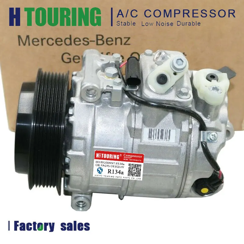 AC Compressor For Mercedes-Benz E-CLASS E200 W211 S211 M271 2002- A0012302611 A0002309711 A0012305511 A0002309311 A0012308011