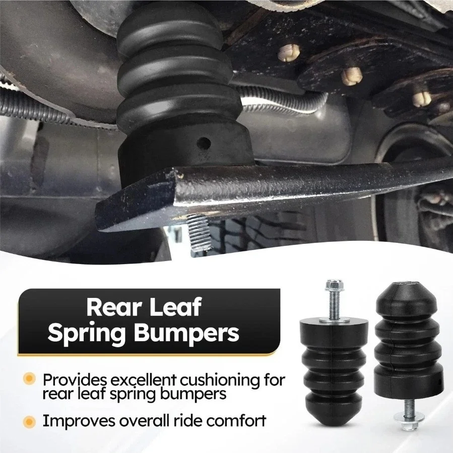 2 PCS Rear Leaf Spring Bumpers FOR Ford 2000-2005 Excursion 2005-2016 F250 2005-2019 F350 ‎1C3Z47A-A30AA