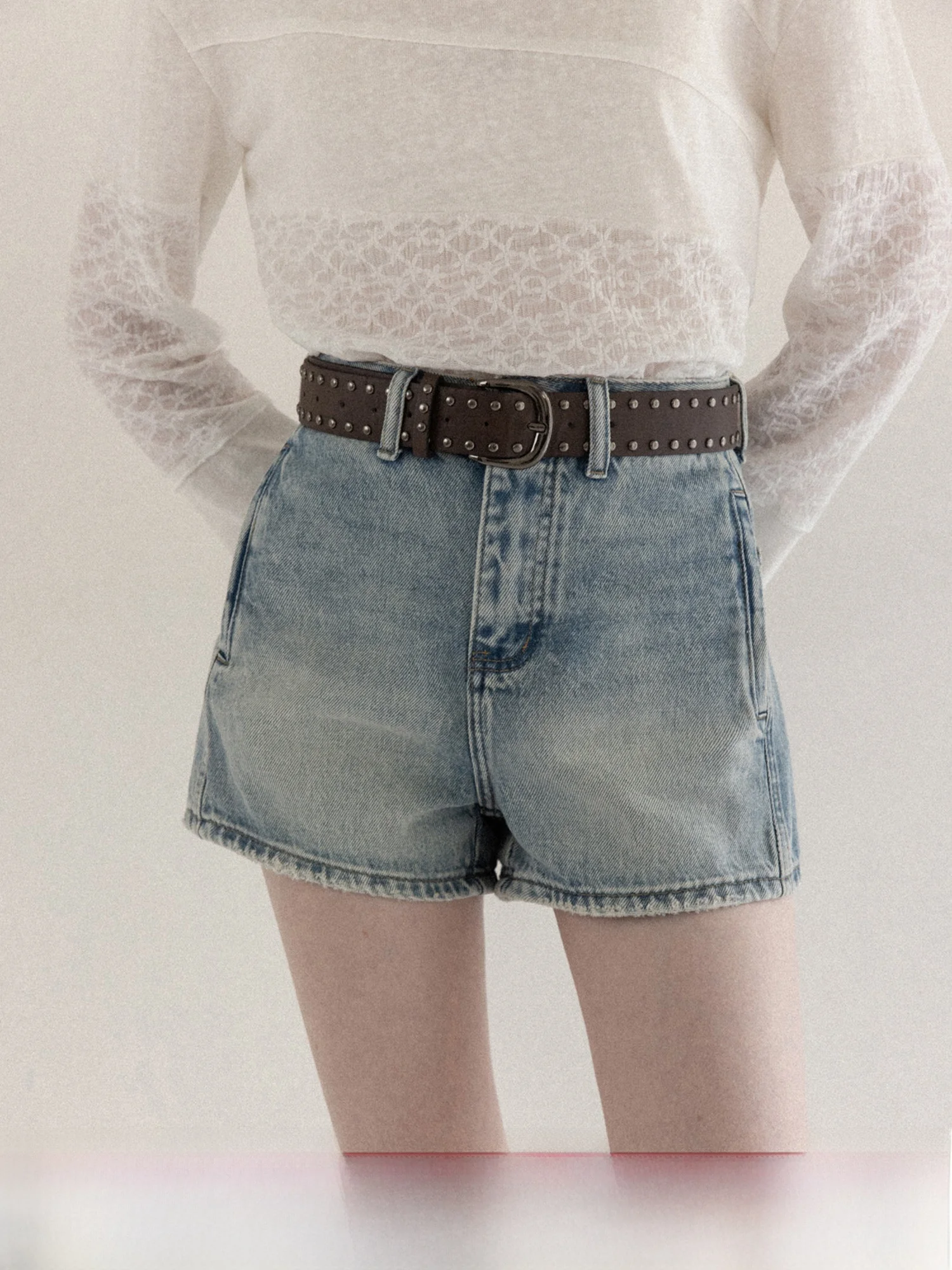 

Синие прямые джинсы с высокой талией для женщин, весенние универсальные брюки, удобные, мягкие, повседневные, в корейском ретро-стиле, из денима