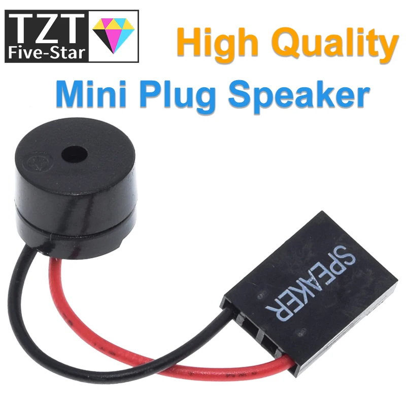 TZT 1/3/5PCS Mini Plug Speaker For PC Interanal BIOS Computer Motherboard Mini Onboard Case Buzzer Board Beep Alarm NEW