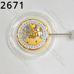 China 2671 Movement Replaces ETA 2671 Women's Automatic Machinery Movement with Stable Gold and Silver Color