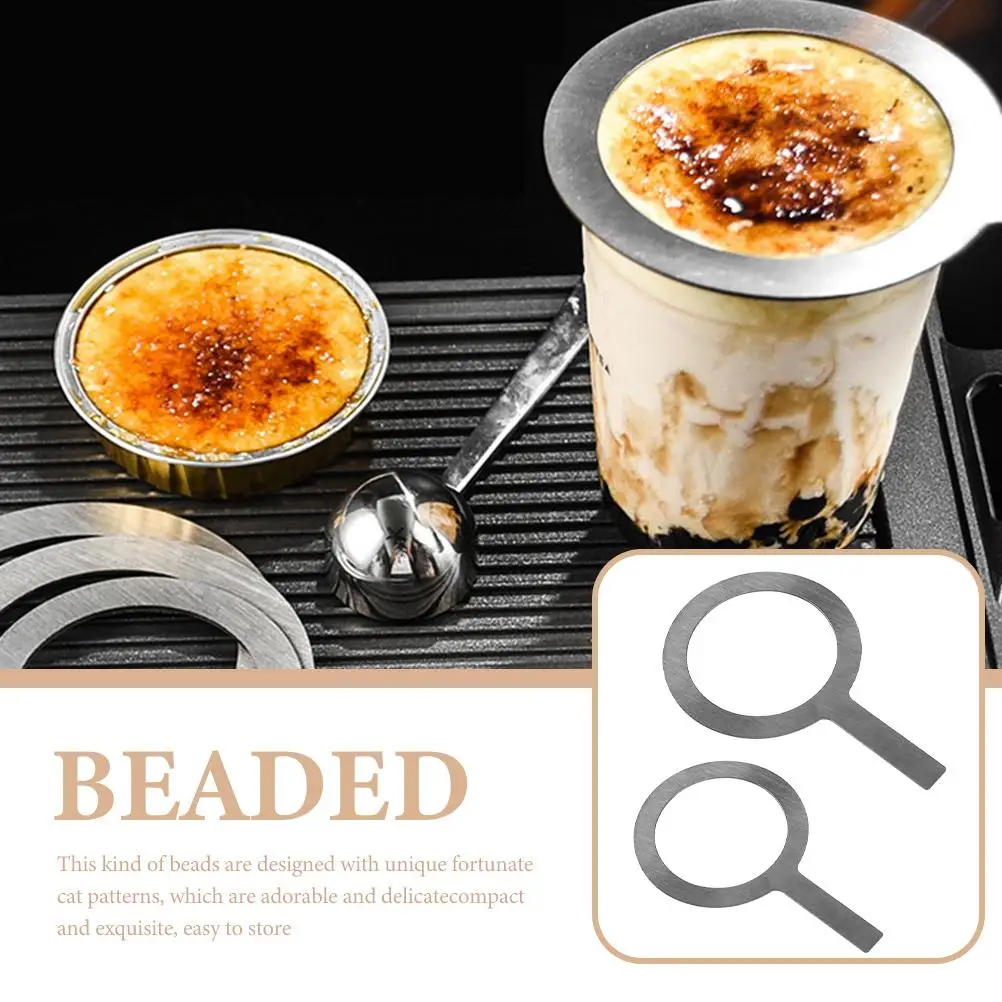 

Stainless Steel Gaskets Milk Tea Roasting Milk Tea Cup Rings Rings Kitchen Supplies Anti Kitchen Supplies Scald Handle