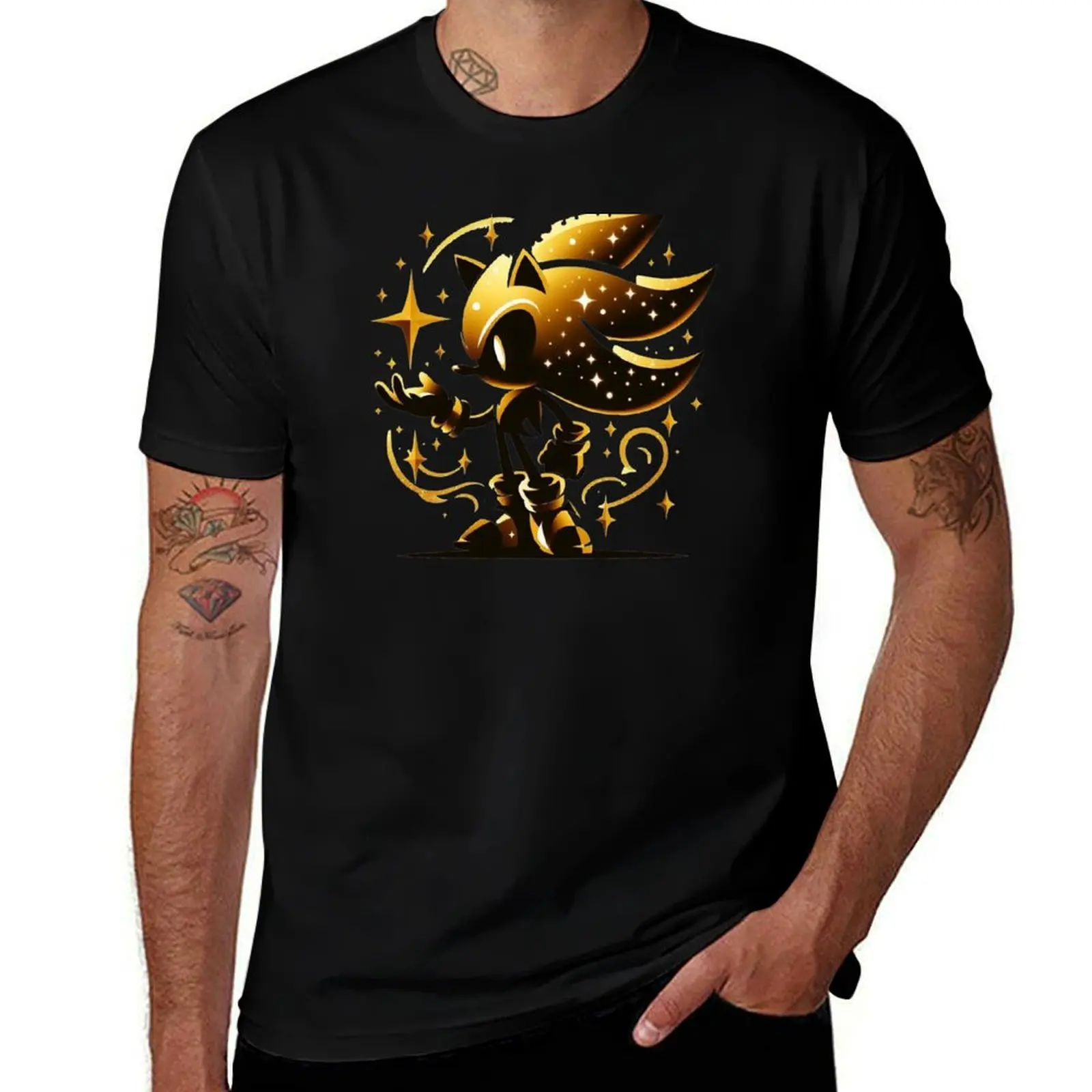 Super Shadow Sparkle T-Shirt Plus Size Everyday Tee Shirt T-Shirt