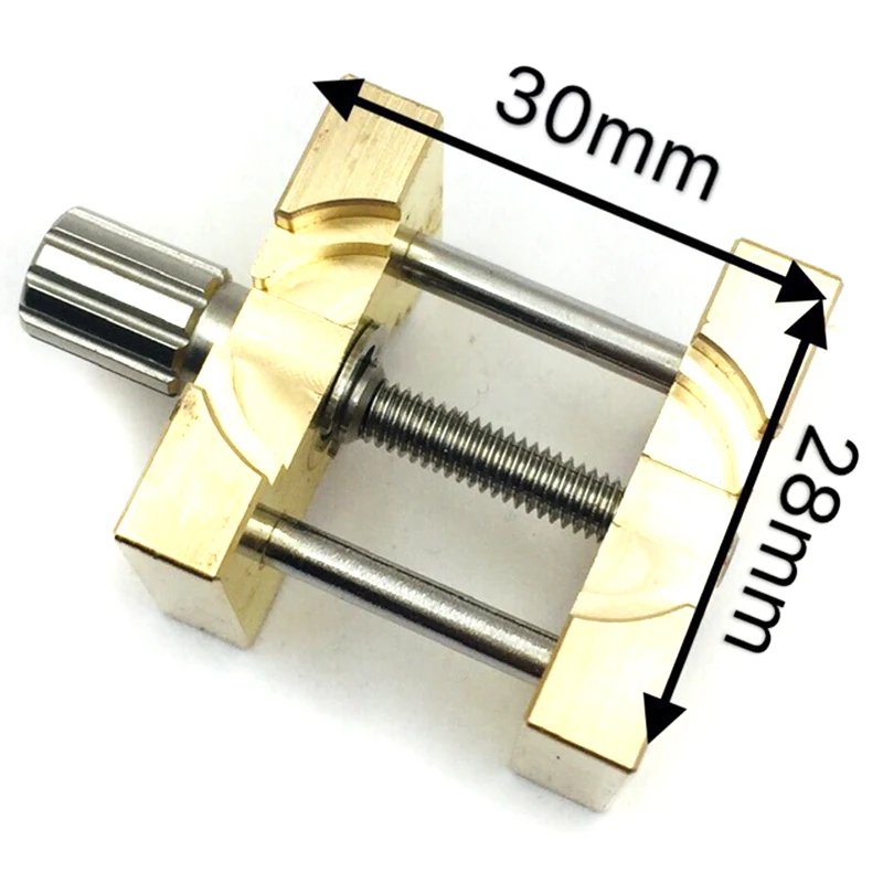 2Pcs Brass Watch Movement Holder Fixed Base Multi Function for Watchmaker Watch Clamp Watches Repair Tools