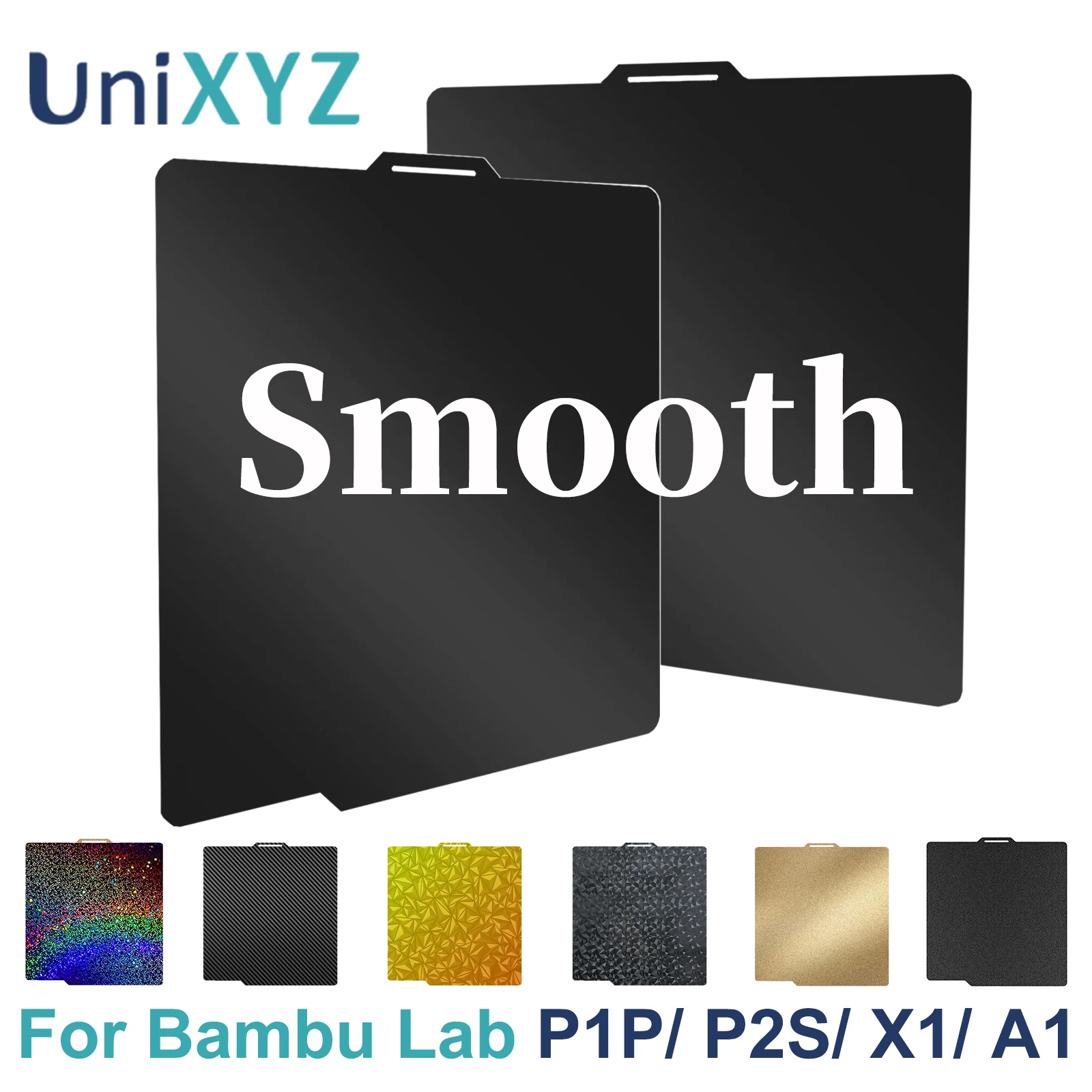 PEO PEY PET and Smooth PEI Build Plate for Bambu Lab X2D P2S P1S A1 P1P X1C X1 X1E 3D Printer Flexible Steel Hotbed Sheet