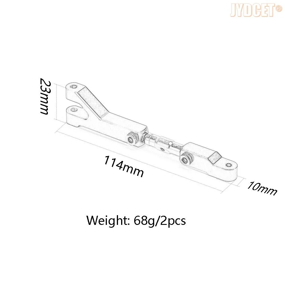 #85238 Aluminum Front & Rear Adjustable Upper Arms for RC HPI 1/8 SAVAGE 21 25 SS 3.5 4.1 4.6 5.9 FLUX X XL