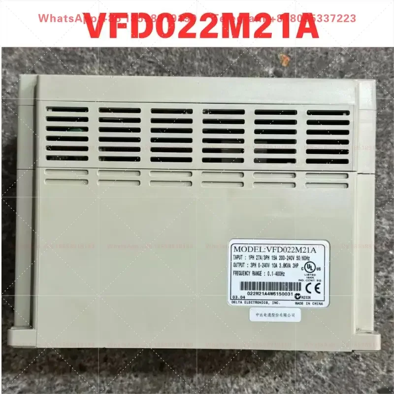 Used VFD022M21A Frequency converter Functional test OK