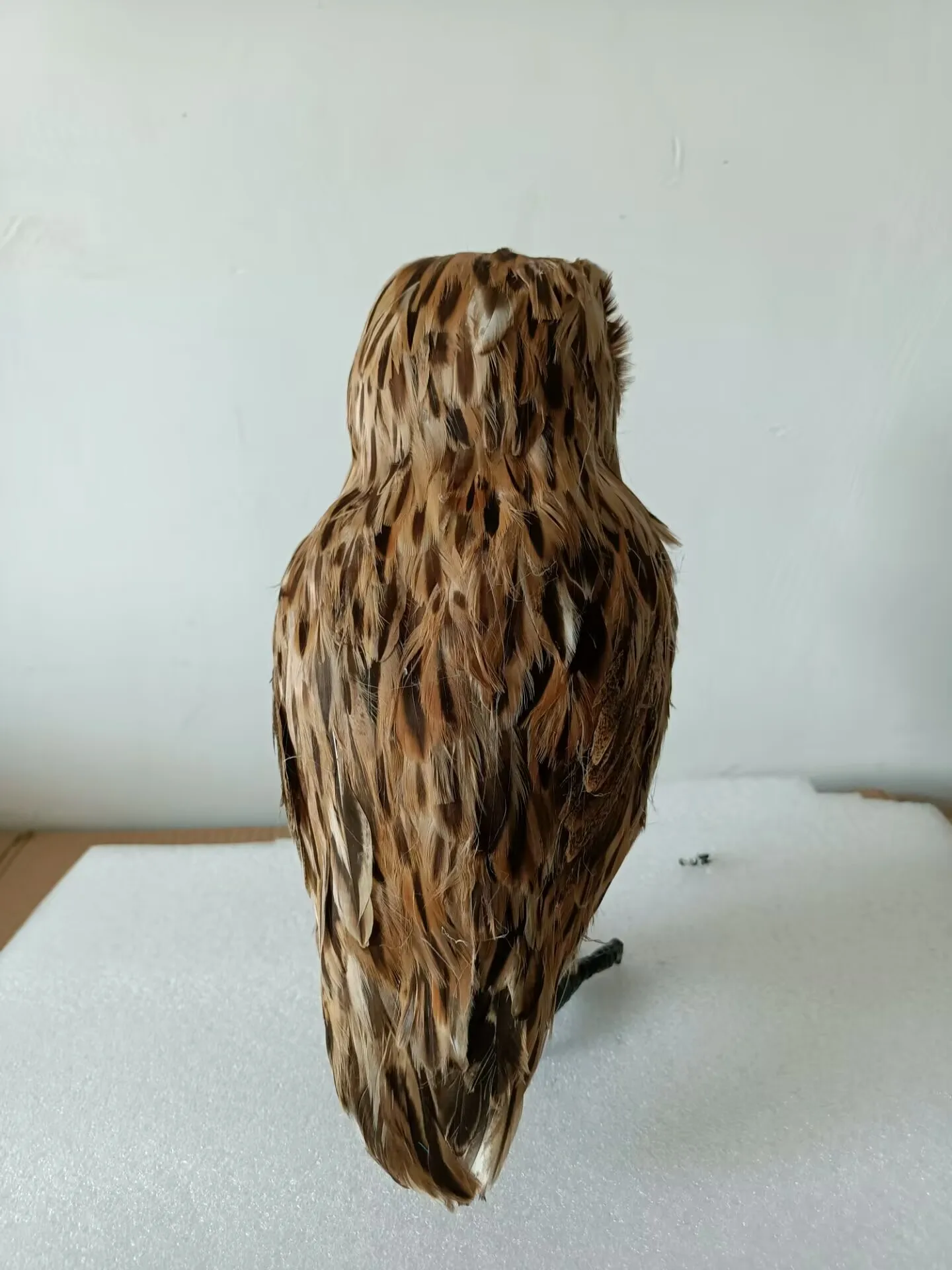 new simulation foam&feather brown owl bird model garden decoration gift about 30cm xf2847