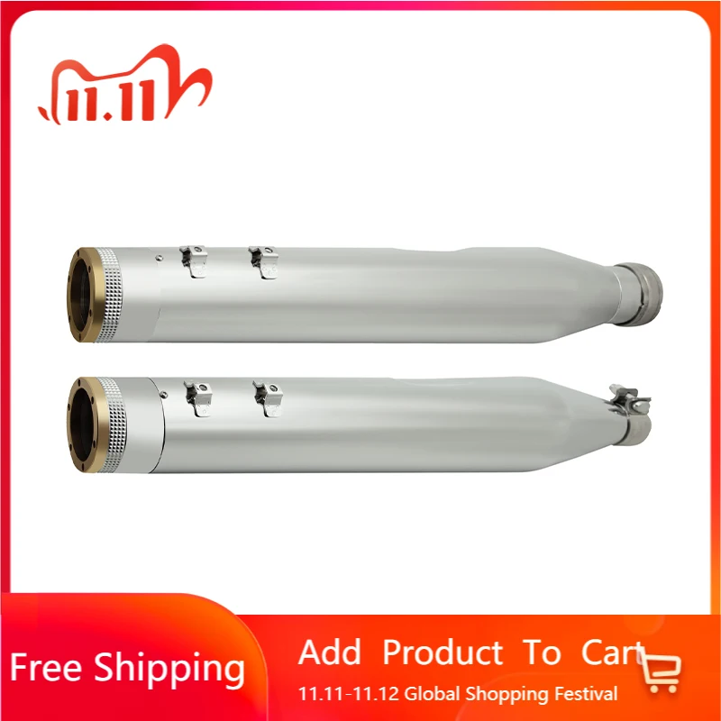 

STLF 2017-Later HD Electra Glide Road Glide Street Glide-Compatible Electronically Adjustable Motorcycle Exhaust System in Steel