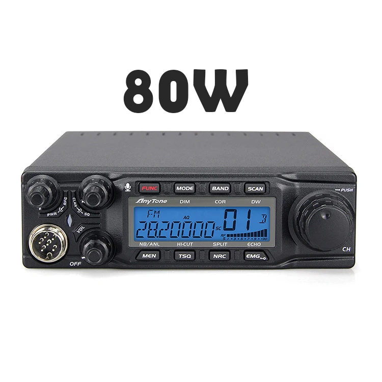 2024 Anytone Original 80Watt CB Transceiver Radio AT-6666PRO High Quality SSB Radio Communication