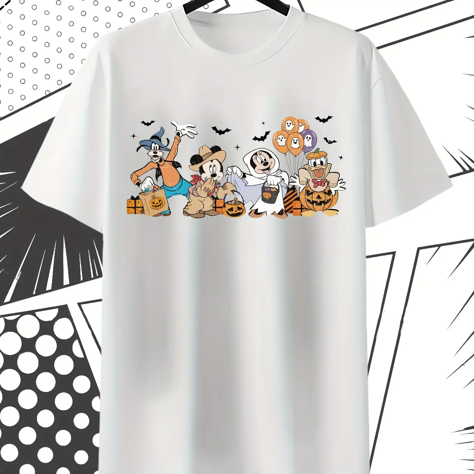 قمصان ديزني - أزياء الأميرة الكلاسيكية مثل ميكي وميني، بيل، سندريلا، الياسمين، سنو وايت، إلخ