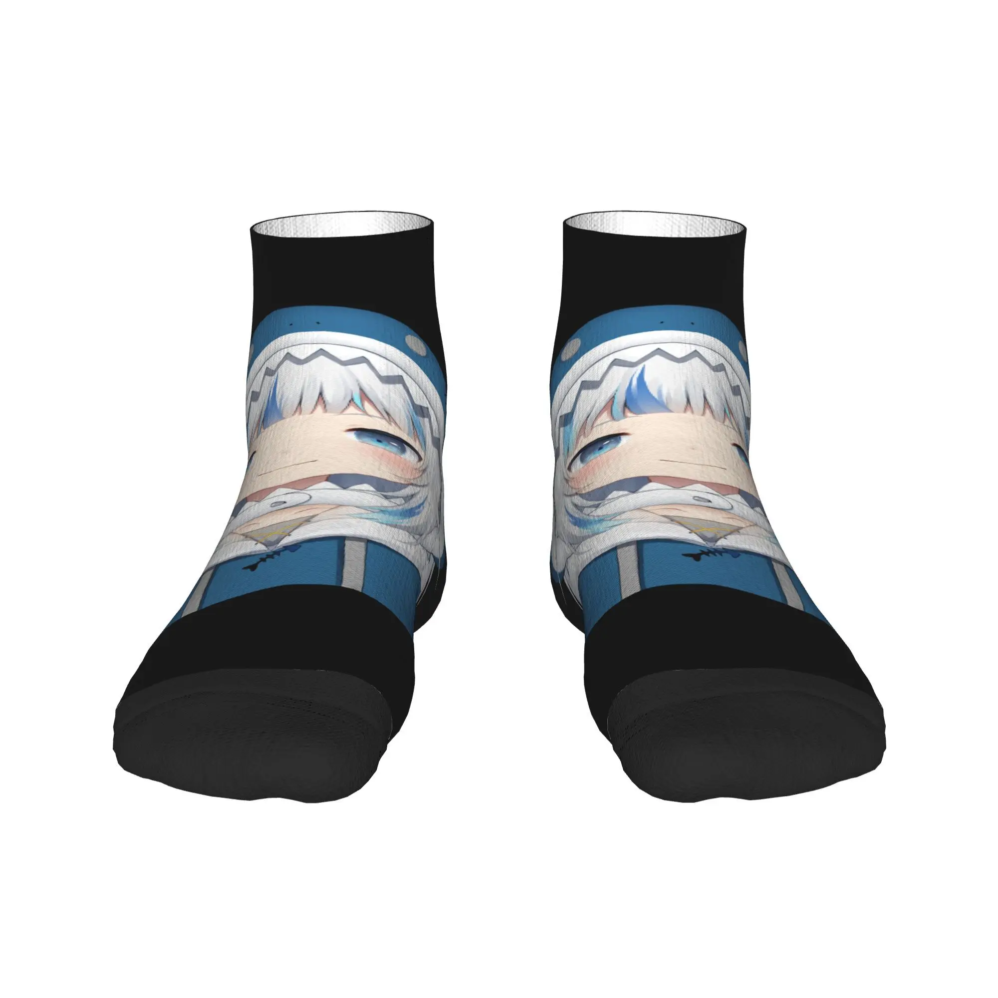 

Gawr Gura Socks Harajuku Super Soft Stockings All Season Socks Accessories for Unisex Gifts