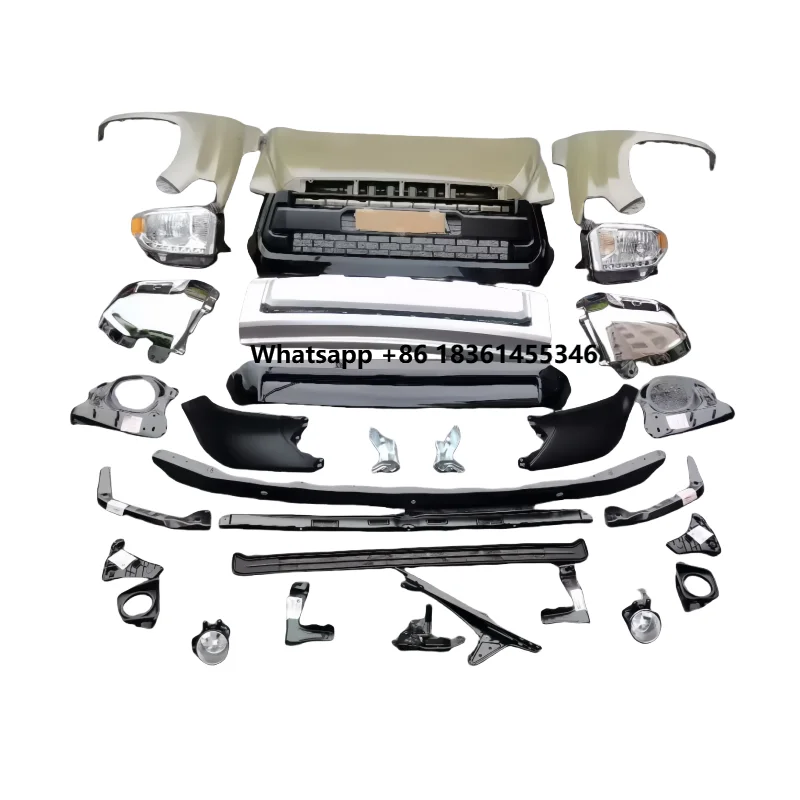 

for 2008-2013 Tundra and 2008-2021 Sequoia Including Headlights Fog Lights Front Grille Hood Trim Fender Skirts