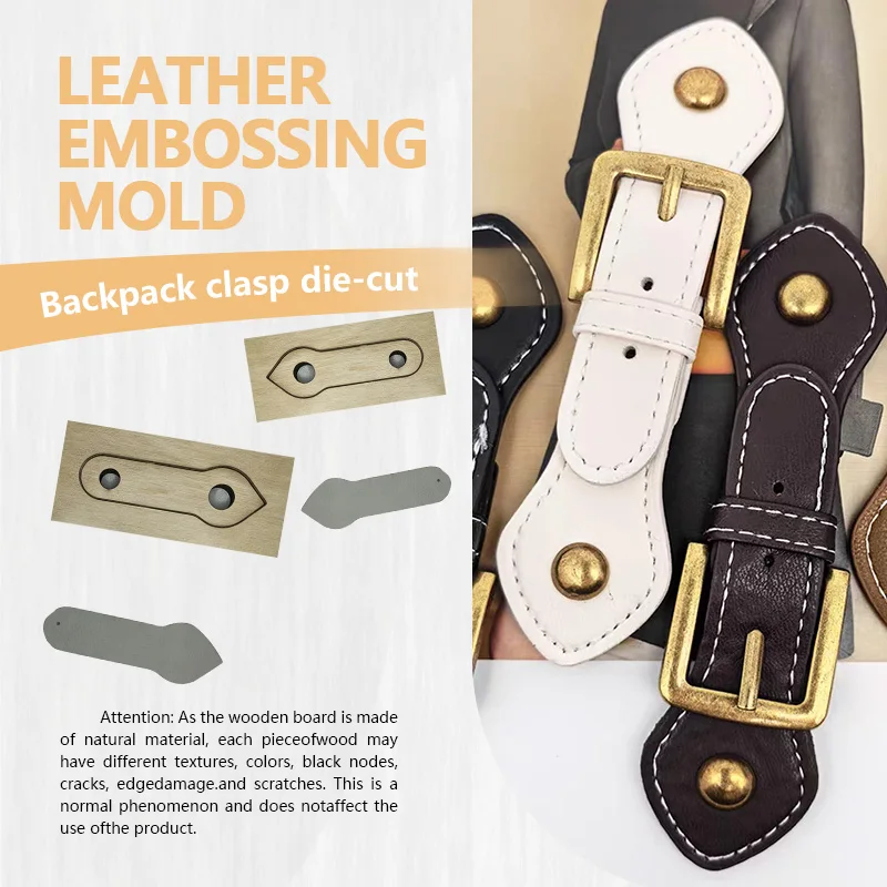 Leather Cutting Dies Set Backpack Head Chain Size Kit Convenient Material Cutting Durable Simple Design