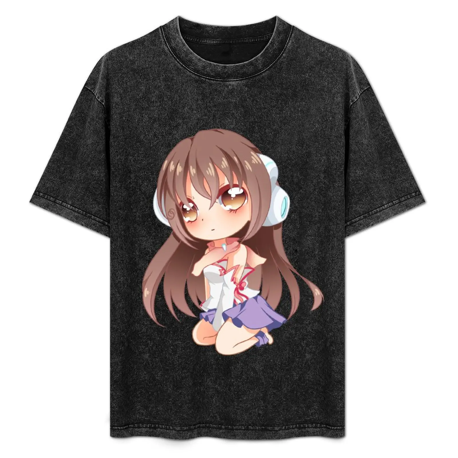 vocaloid-kokone-chibi-t-shirt-basique-en-coton-a-manches-courtes-de-couleur-unie