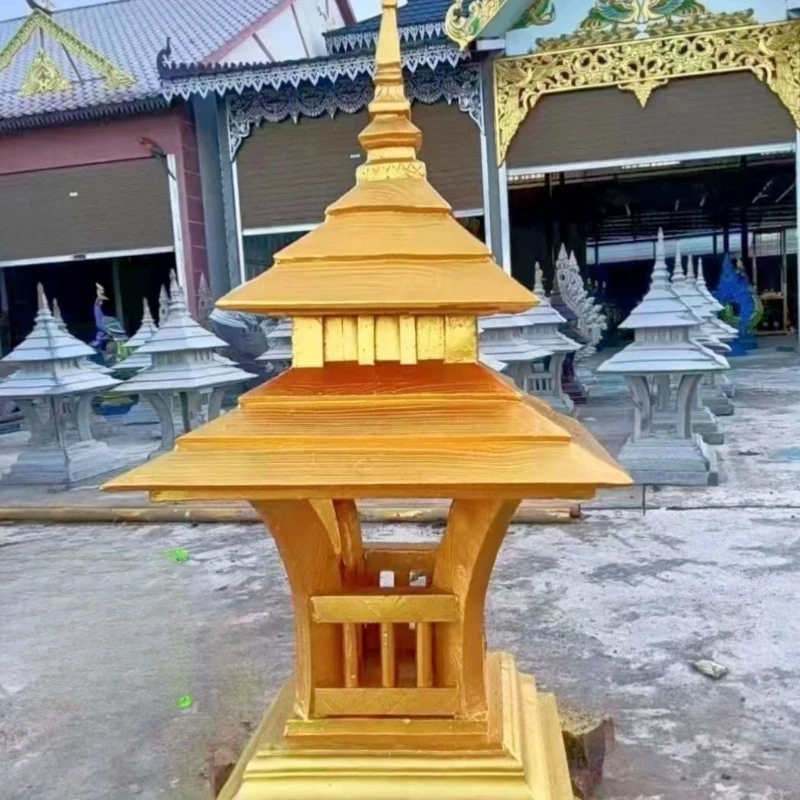 

Dai cement sculpture elephant foot drum tower incense burner